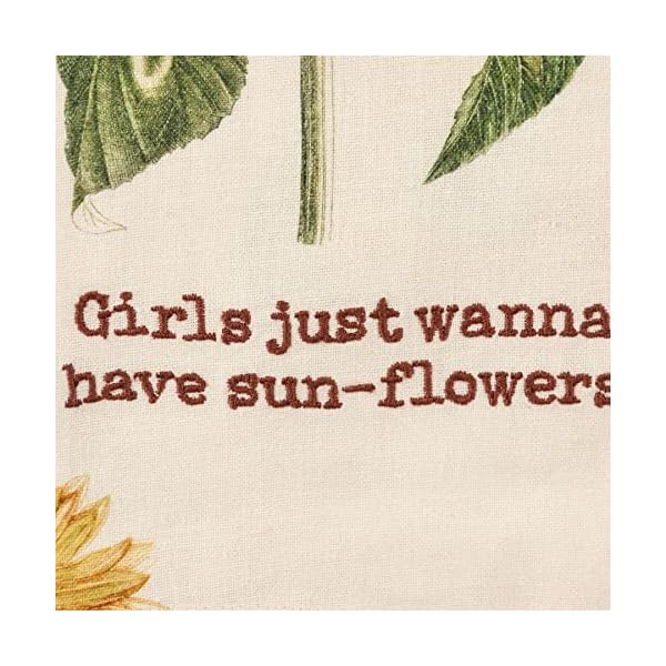   Primitives-by-Kathy-Girls-Just-Want-to-Have-Sun-Flowers-Decorative-Kitchen-Towel-Small