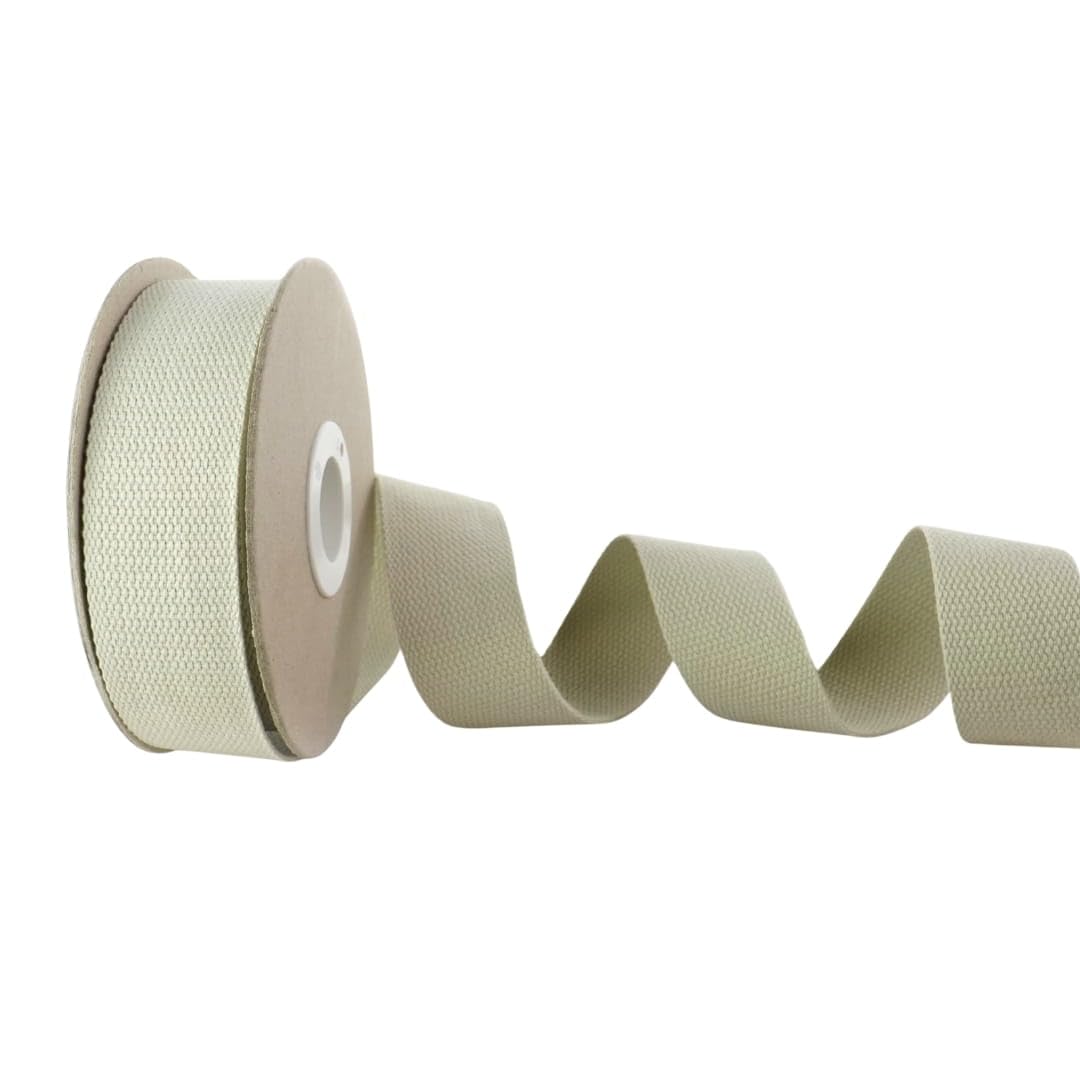 Trimz Cotton Webbing – Grey – 25mm x 10m