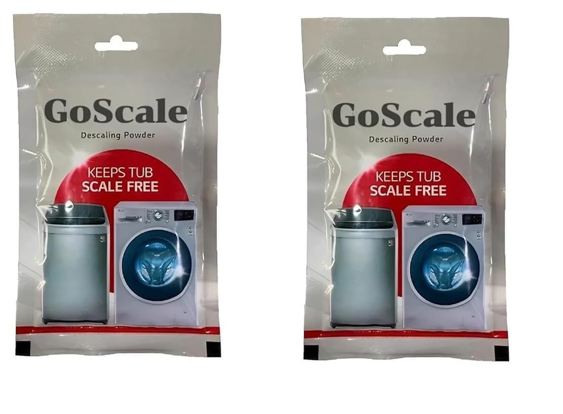 Descale Compatiable For All Washing Machine Front Load and Top Load, Cleaning Powder, Descaling Powder, Remove Odours and Buildup, Drum Cleaner 100 gram (2 pcs go scale) (B0CZ3P2WZZ) Amazon Price History, Amazon Price Tracker