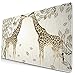 Produktbild Groß Gaming Mauspad-75 x 40cm,Giraffe Tropic African Wildlife Afrikanisches Tier mit dem höchsten Ha,Rutschfeste Gummibasis Tastaturmatte mit Genähten Kanten für Laptop Computer Schreibtischunterlage