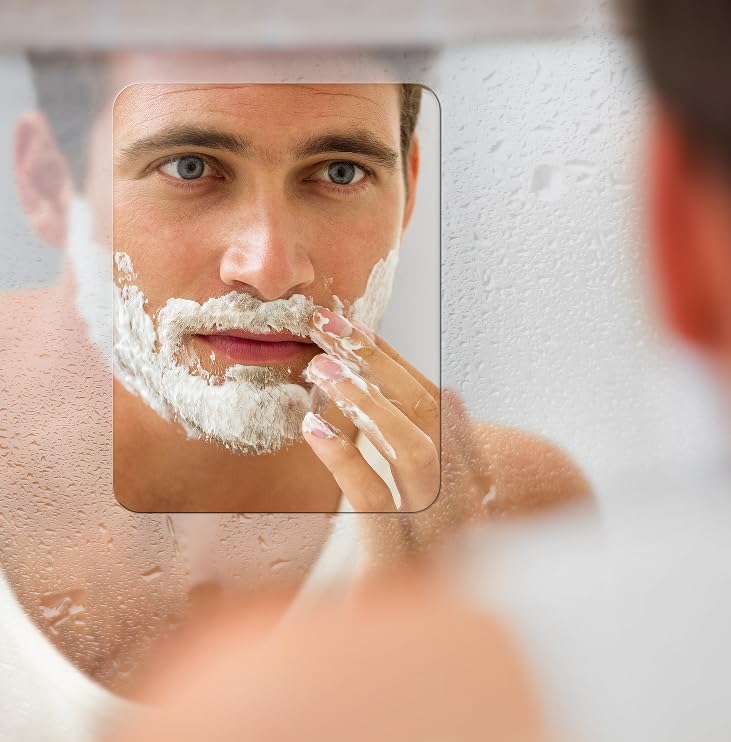 Toski マグネット バスミラー 曇らない 浴室鏡 割れない鏡 強磁吸着 賃貸に適用