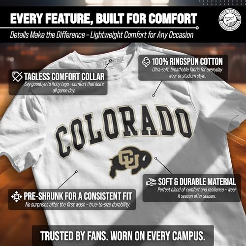 Image of Colorado Buffaloes Gameday Cotton T-Shirt for Men and Women