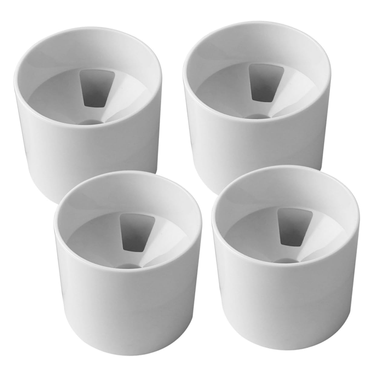 KOMBIUDA Golf Hole Cup Set 4pcs Plastic Putting Cups Golf Training Tool Green Hole Golfing Equipment