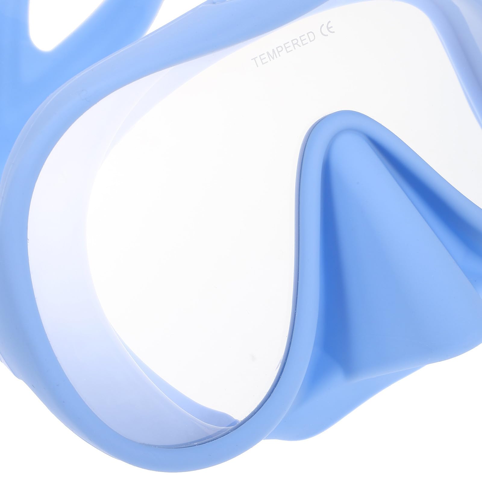 Luxshiny Máscara de Snorkel Profesional para Adultos con Diseño Plegable y Silicona Suave, Gafas de Buceo Antivaho con Estuche de Almacenamiento para Natación y Buceo