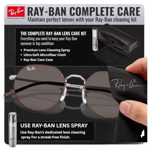 Image of Ray-Ban RB3565 JACK Square-Round Shaped Sunglasses for Men & Women with Official RAYBAN Eyewear Kit
