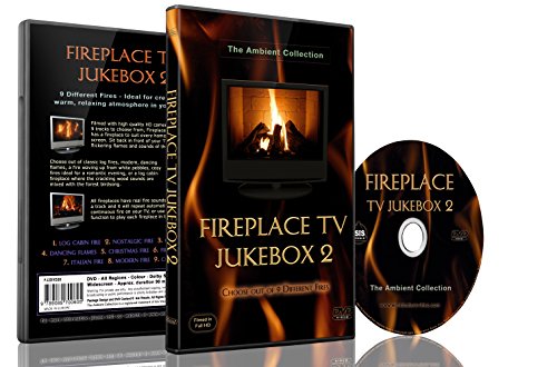 Fireplace DVD - Fireplace TV Jukebox 2 - Choose Out of 9 Modern
