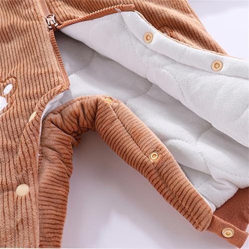 Combinaison de neige bébé polaire à capuche pour hiver chaud
