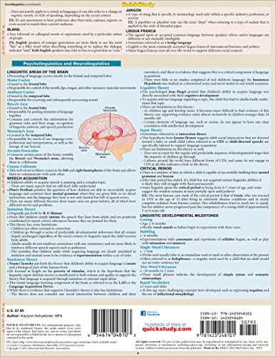 Linguistics: A Quickstudy Laminated Reference Guide #TOP4