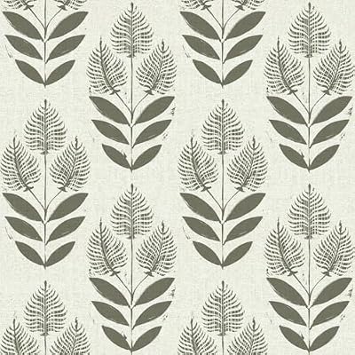 Naphite Tulip Floral Peel and Stick Wallpaper Vintage Leaf Contact Paper for Cabinet Drawer Boho Contact Paper Self Adhesive Wallpaper for Bathroom Farmhouse Retro Flower Wall Decor 17.3inW 78.7inL