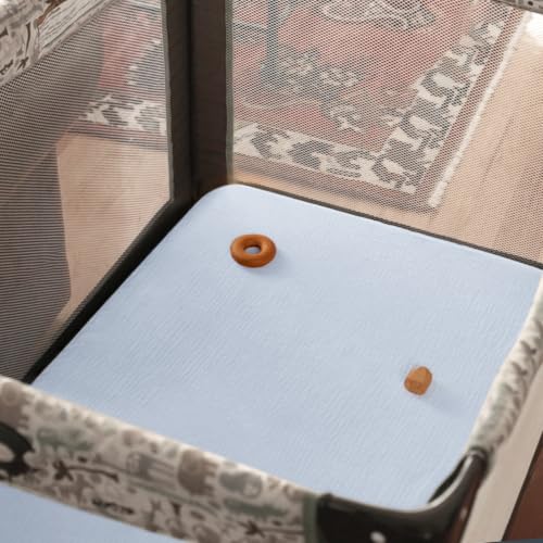lulumoon Spannbettlaken 70x140 Musselin für Kinderbett: 100% Baumwolle – Ansicht 5