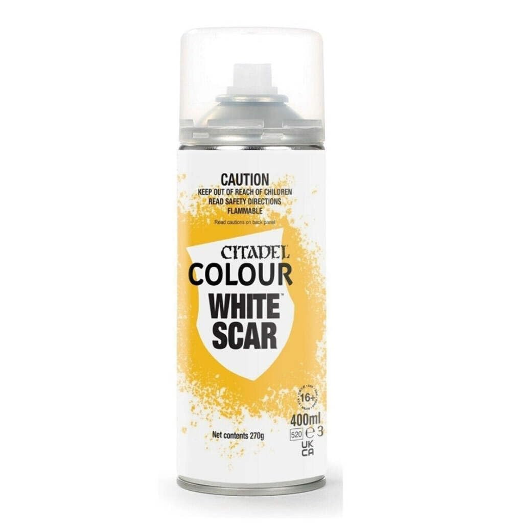 シタデルカラー スプレー CITADEL　COLOUR　SPRAY Citadel Spray Primer - White Scar - 10oz Can - Amazon.com