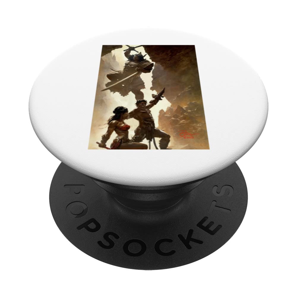 Red Signature Fantastic Art by Don Castillo Artist on FB PopSockets Swappable PopGrip