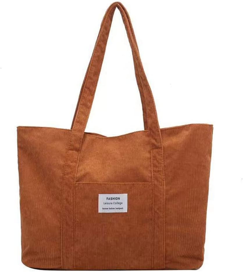 Large Capacity Handbag Ladies Shoulder Bag Soft Casual Travel Shopping Bag (Color : A, Size : 56cmx31cm)