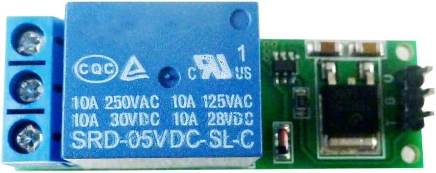 Low Pulse Trigger Board Mini 6-24V Flip-Flop Relay Module 1 Channel Bistable Self-Locking Switch