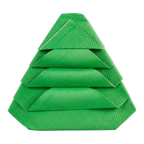 10 Pre-Folded Christmas Tree-Shaped Standing Napkins