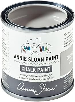 Annie Sloan Chalk Paint Chicago Grey, 120 ml/4.06 Fl Oz a unique decorative paint for furniture, cabinets and home decor with no sanding or priming