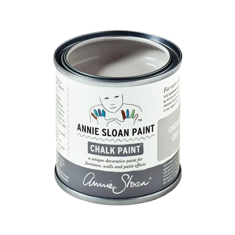 Annie Sloan Chicago Grey Chalk Paint 120 Ml Sample Pot (Chicago Grey)