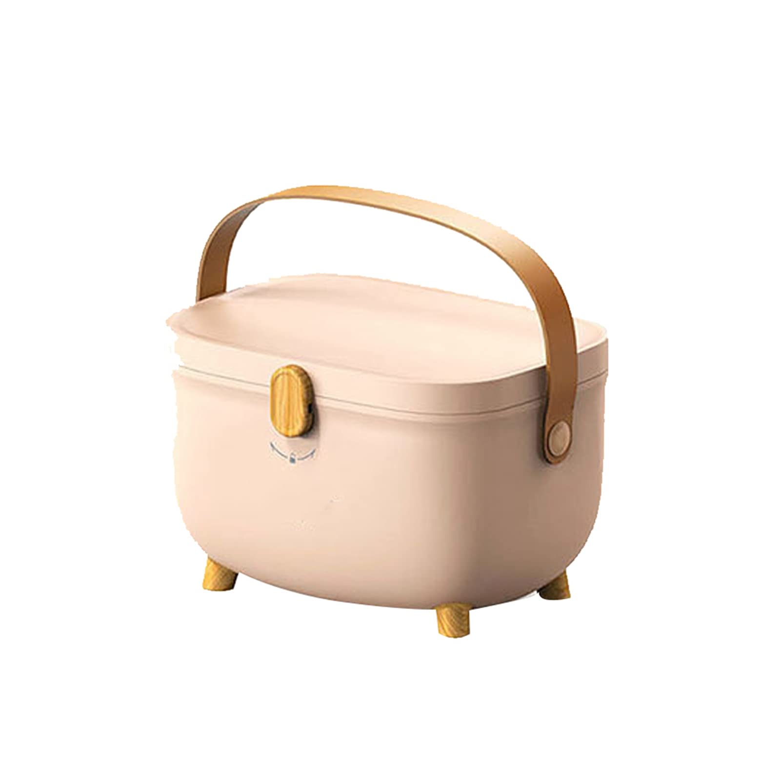 Medical Box, First Aid Box with Portable Handle Portable Medicine Box Double Layers Medicine Storage Box Plastic Medical Box Organizer(Pink)