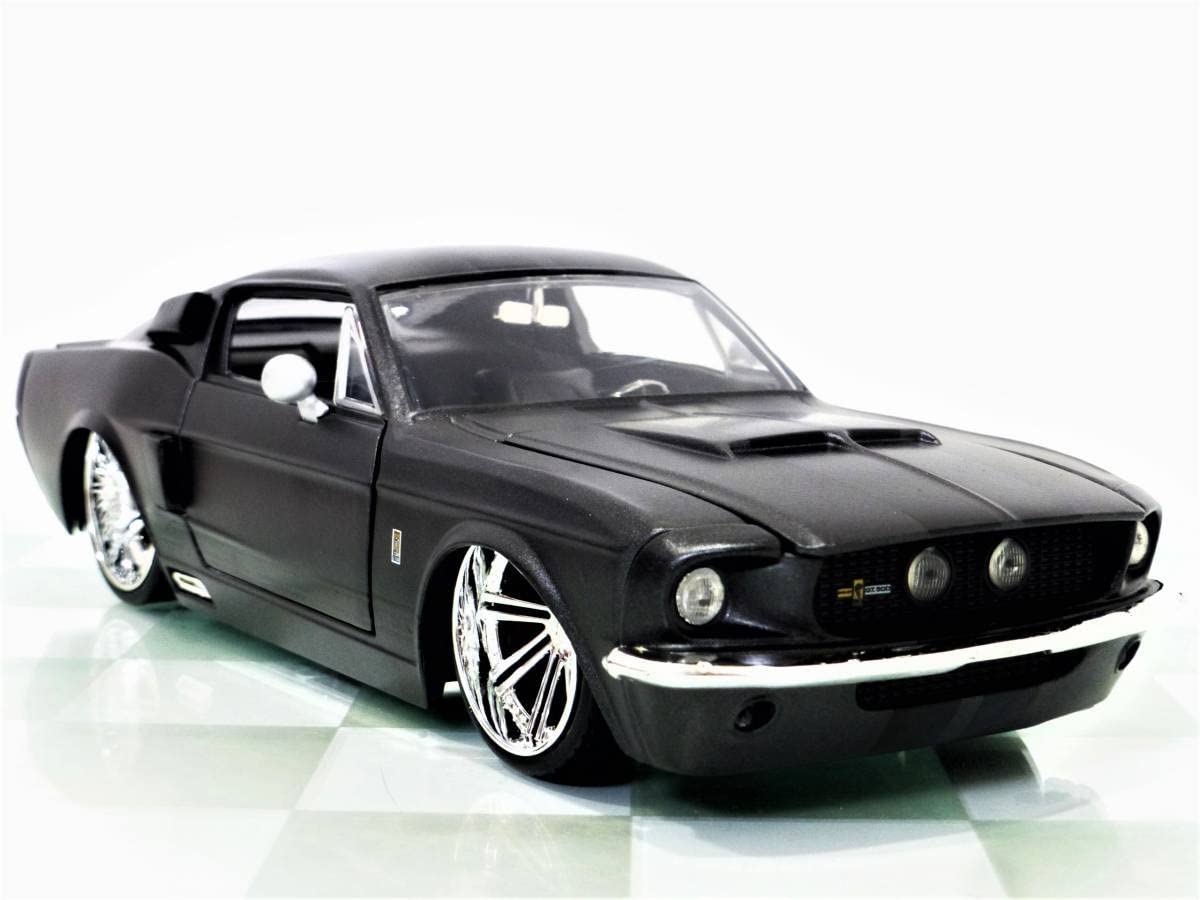 Amazon.co.jp: JADA TOYS 1/24 1967 SHELBY GT500 MATTE BLACK GT-500