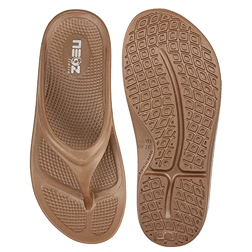Image of NEOZ Ultra Soft Women's Slippers with Cushion FootBed for Adult | Comfortable & Light Weight| Stylish & Anti-Skid| Waterproof & Everyday Flip Flops for Ladies /Girls