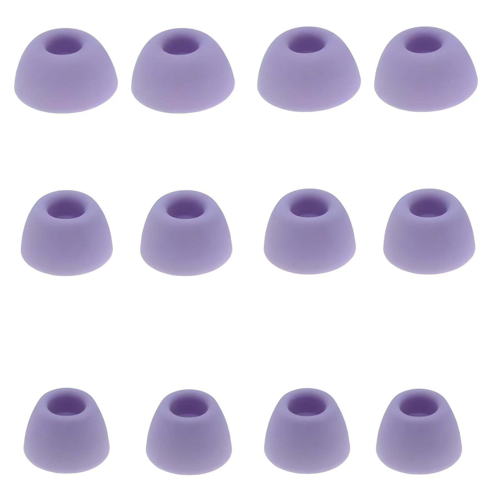 Purple Earbud Tips 6 Pairs S/M/L Replacement Earbuds Compatible with Samsung Galaxy Buds 2 Pro Headphones Fit in Charge Case-image-6