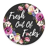 Smooffly Fresh Out of f CKS Round Mouse pad,Funny Circular Mousepad,Mousepads,Desk Accessory,Cute Circular Mouse Pads Size 7.9 x 7.9 x 0.12 Inch