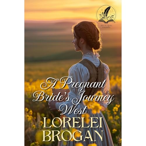 A Pregnant Bride’s Journey West Audiolibro Por Lorelei Brogan arte de portada