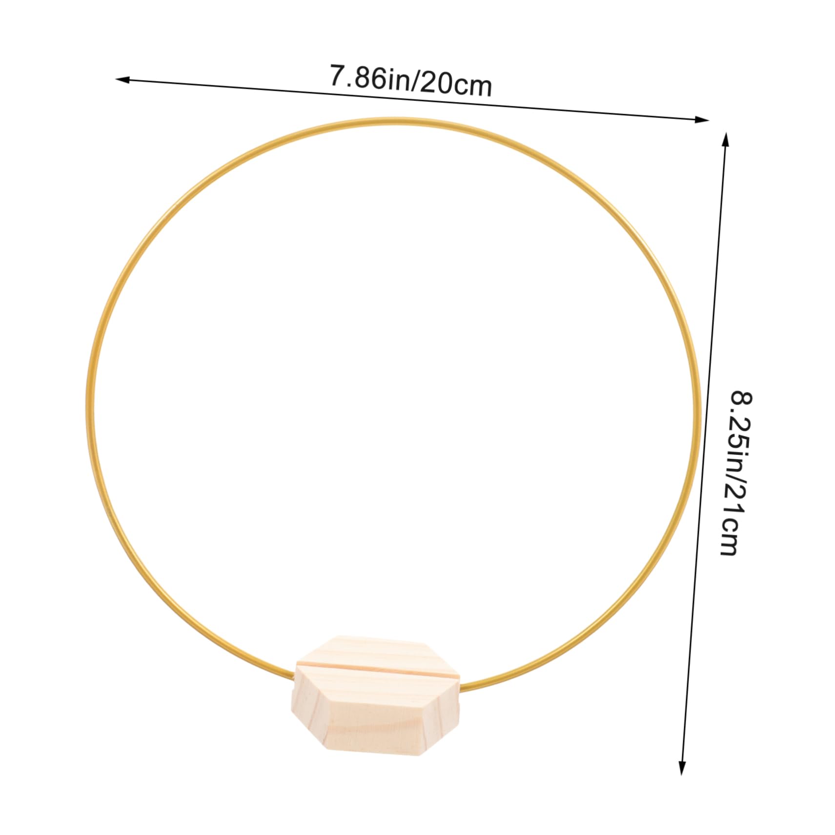 GOOHOCHY 1 Set Metal Wreath Hoops Rings for Table Centerpieces DIY Dream Catchers Plant Hangers Includes Base for Easy Assembly and Crafting