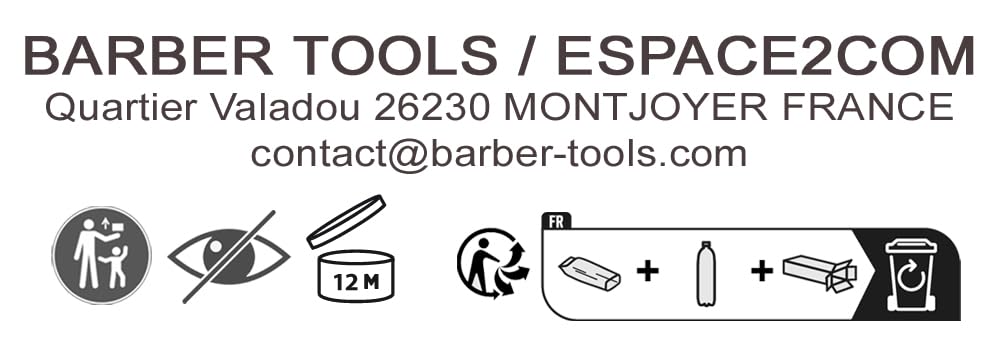 ✮ BARBER TOOLS ✮ Kit/Set/Estuche de arreglo y cuidado de la barba y afeitarse