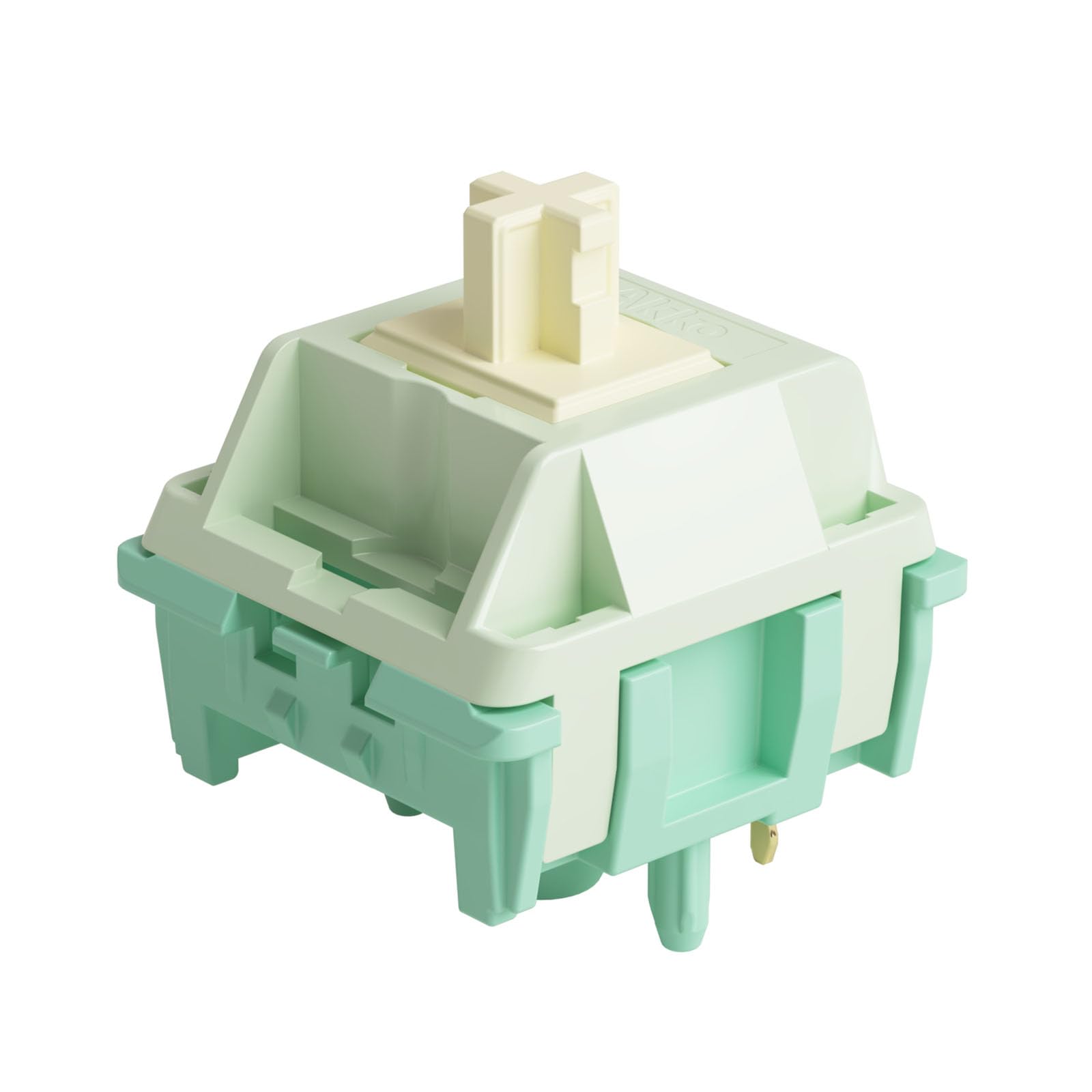 Akko Tactile Keyboard Switches Cilantro Switch Pre-Lubed 5-Pin 36gf for Mechanical Gaming Keyboard Compatible with MX Keycaps (Cilantro, 45pcs)