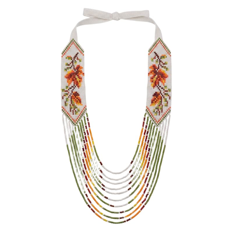 Collier Gerdan ukrainien unique en perles, une idée cadeau artisanale idéale