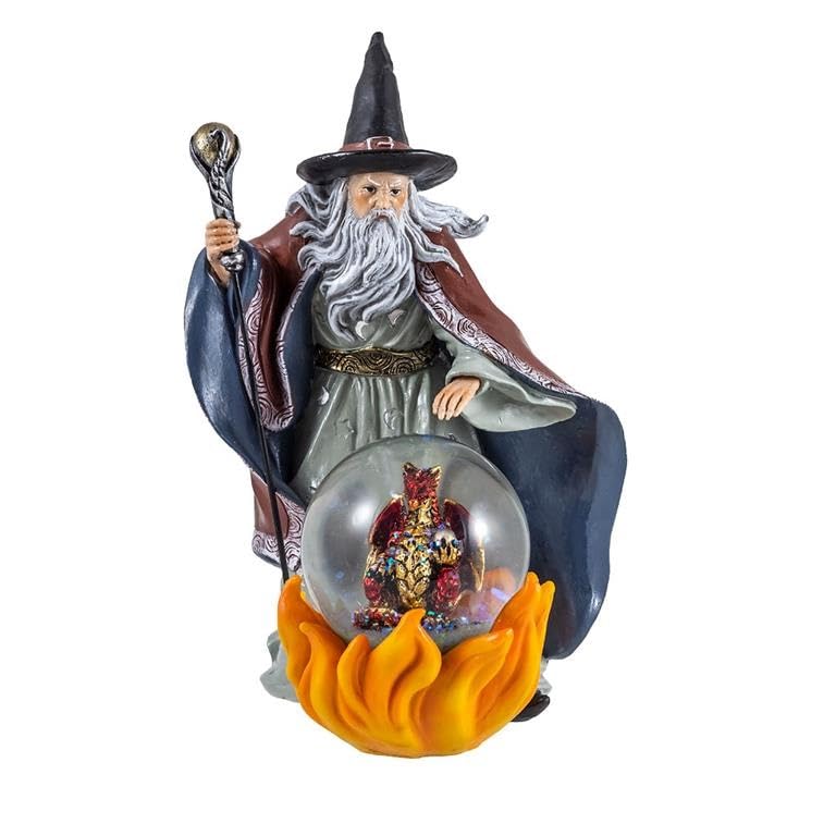 Sorcier en résine DRW figurine stable pour vitrine de collection