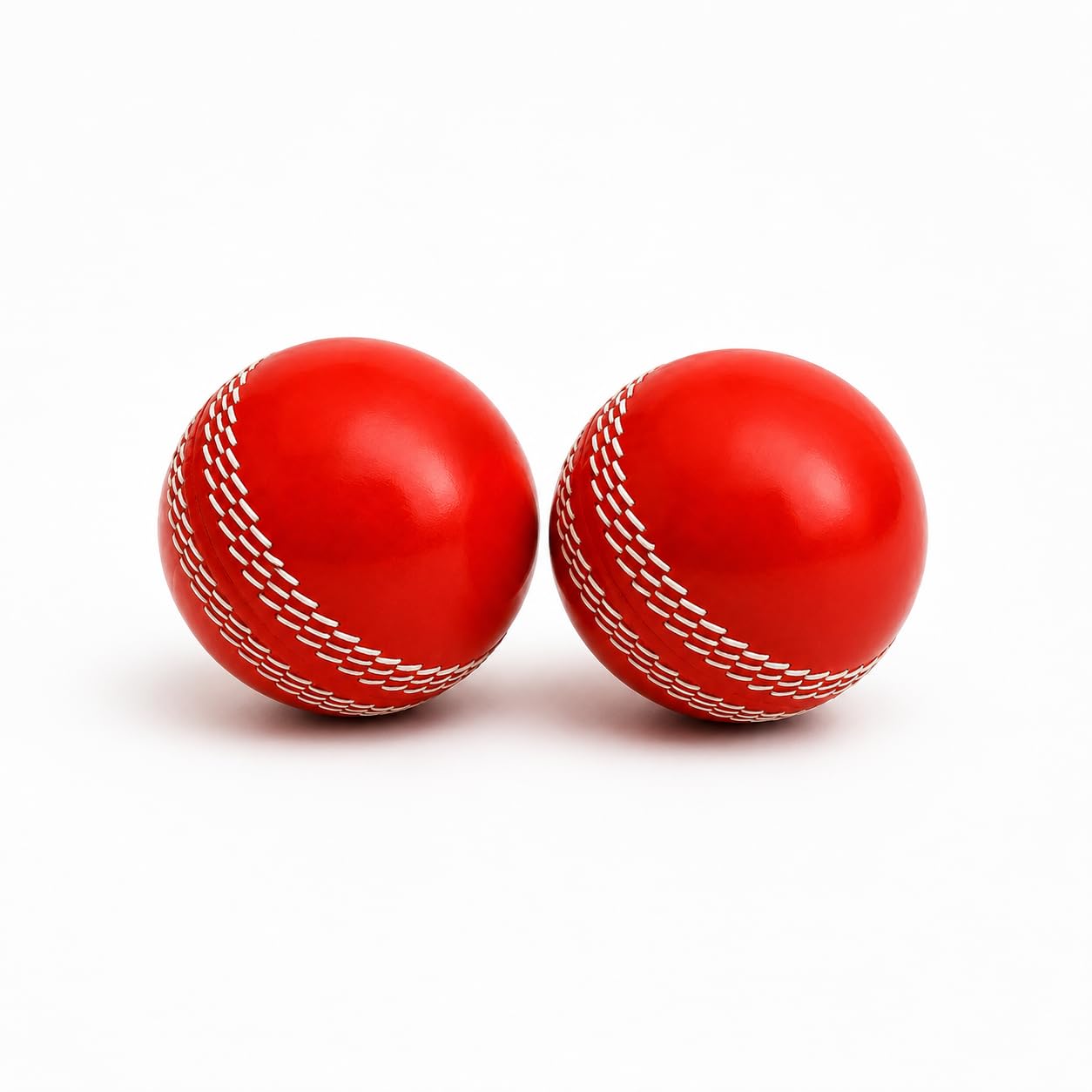 T-20 Synthetic Cricket Ball Match Practice Training | Practice Cricket Ball | Wind Balls | Swing Ball | Indoor & Outdoor Street & Beach Cricket (Red, Pack of 2)-picture-24
