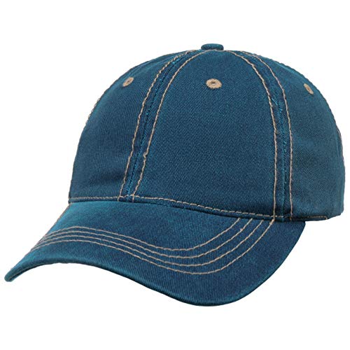 Casquette de baseball en coton Lipodo : l'élégance du washed denim six panneaux durable