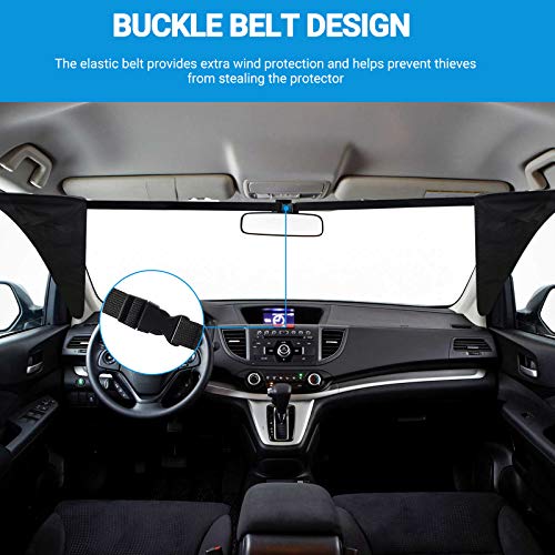 image for LOFTEK Windshield Snow Cover for Car, Extra Large Double Sided Windpro