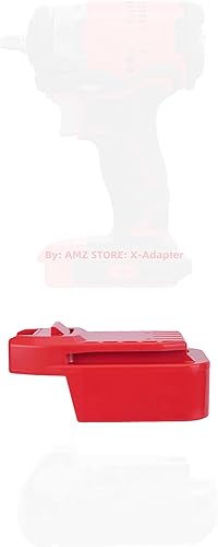 1 adaptador profesional solo para Craftsman V20 (no viejo 20 V), herramientas inalámbricas compatibles con baterías de litio Milwaukee M18 ROJAS,