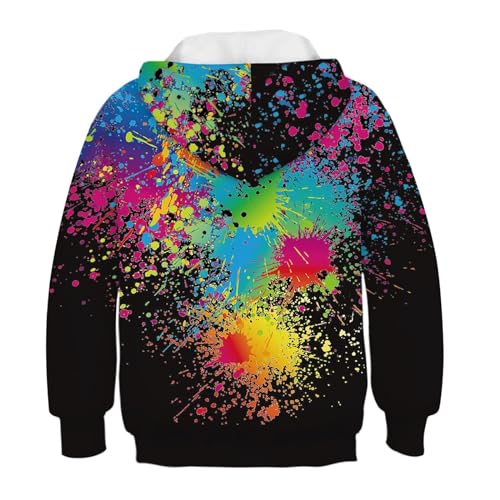 Kids Toddler Graphic Fashion Pocket Hoodie for Boy Girl Pullover Sweatshirts Long Sleeve Top Fall (B
