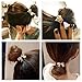 Lovef 9 Pcs Beautiful Full Pearl with Crystal Rhinstone Flower Bow Fish Butterfly Design for Baby Kids Girl Women Hair Accessories Elastic Tie Ponytail Holders Princess Baby Hair Rope Rubber Bands