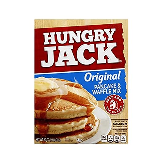 Hungry Jack Original Massa Para Panqueca E Waffle Mix 907g