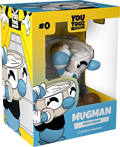 Youtooz Mugman Vinyl Action Figure, 3.7" Mugman Cuphead Collection, Based on Cuphead Games, Blue,white, 3.7 inches - Image 2