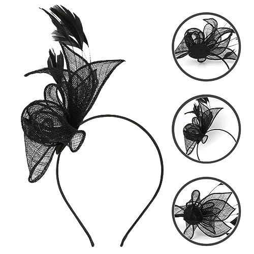 Mini chapeau haut-de-forme pour femmes fixation anti-glisse