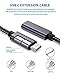 Stouchi USB C Extension Cable 10gbps USB C 3.1 Male to Female Charging &Audio Data Transfer Cable Compatible for iPhone 12 Wireless Charger, Thunderbolt 3 MacBook Pro, Google Pixel 2 2 XL 3（3.3 FT）