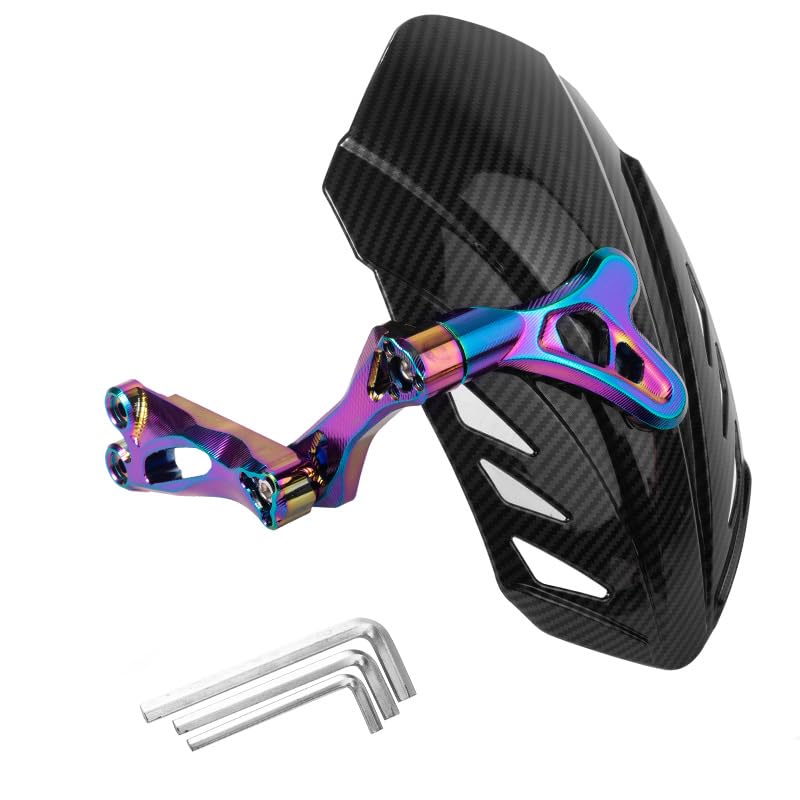 Image of MIPPO Carbon Fiber Rear Fender for N1S, U+b, M2, NGT & Little Monkey Bikes | Modified Scooter Mudguard Accessory