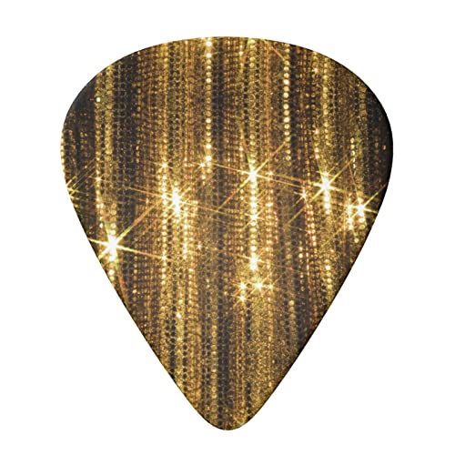 Ensemble de 6 médiators de guitare scintillants dorés pour guitare acoustique, guitare électrique, basse, ukulélé – fin… - Les Beatles, Paul McCartney, John Lennon, RIngo Starr, George Harrison Ensemble de 6 médiators de guitare scintillants dorés pour guitare acoustique, guitare électrique, basse, ukulélé - fin… – Image 4