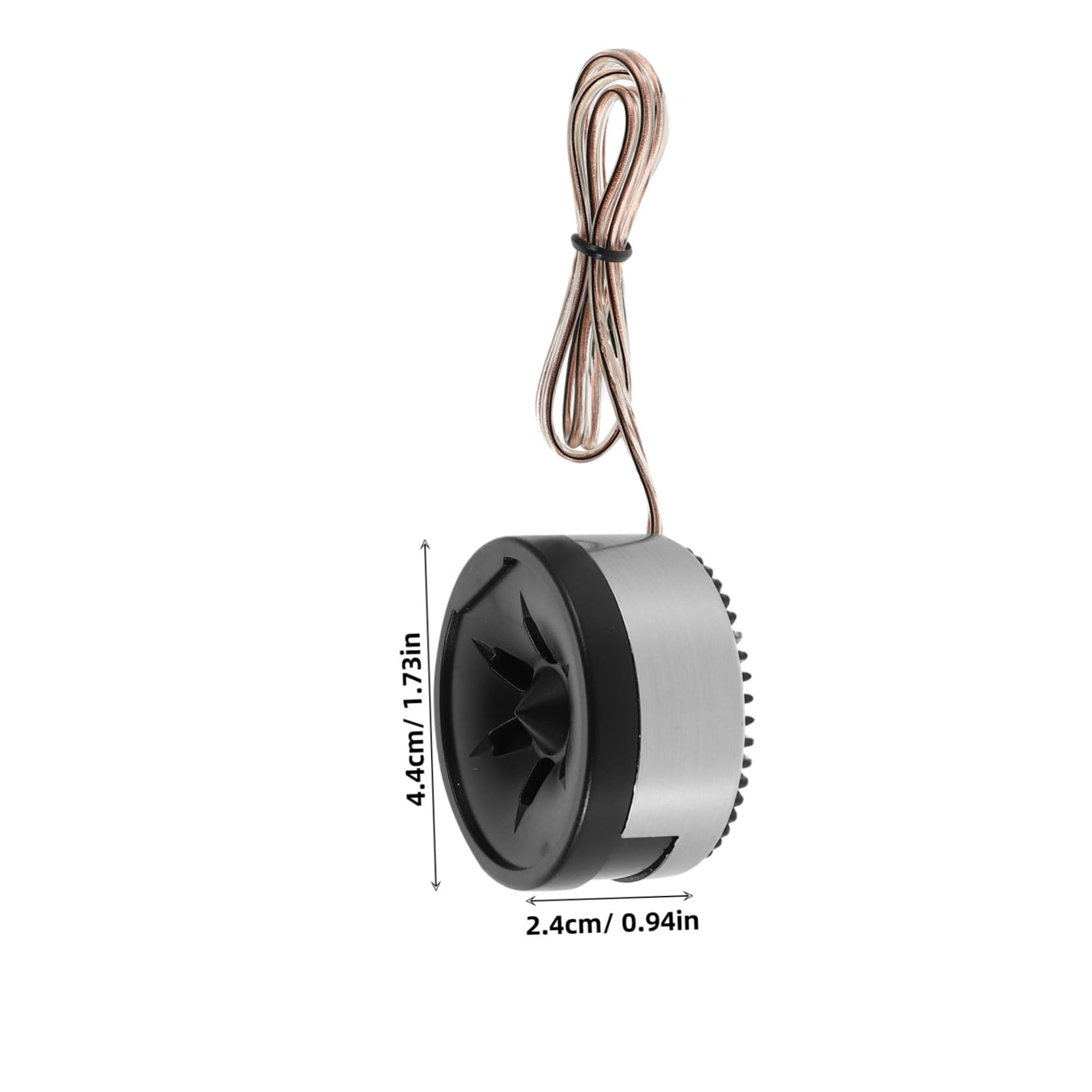 Parliky 1 Pair Mini Dome Speakers for Car Audio System High Efficiency Portable for Music Enthusiasts Present for Him Black