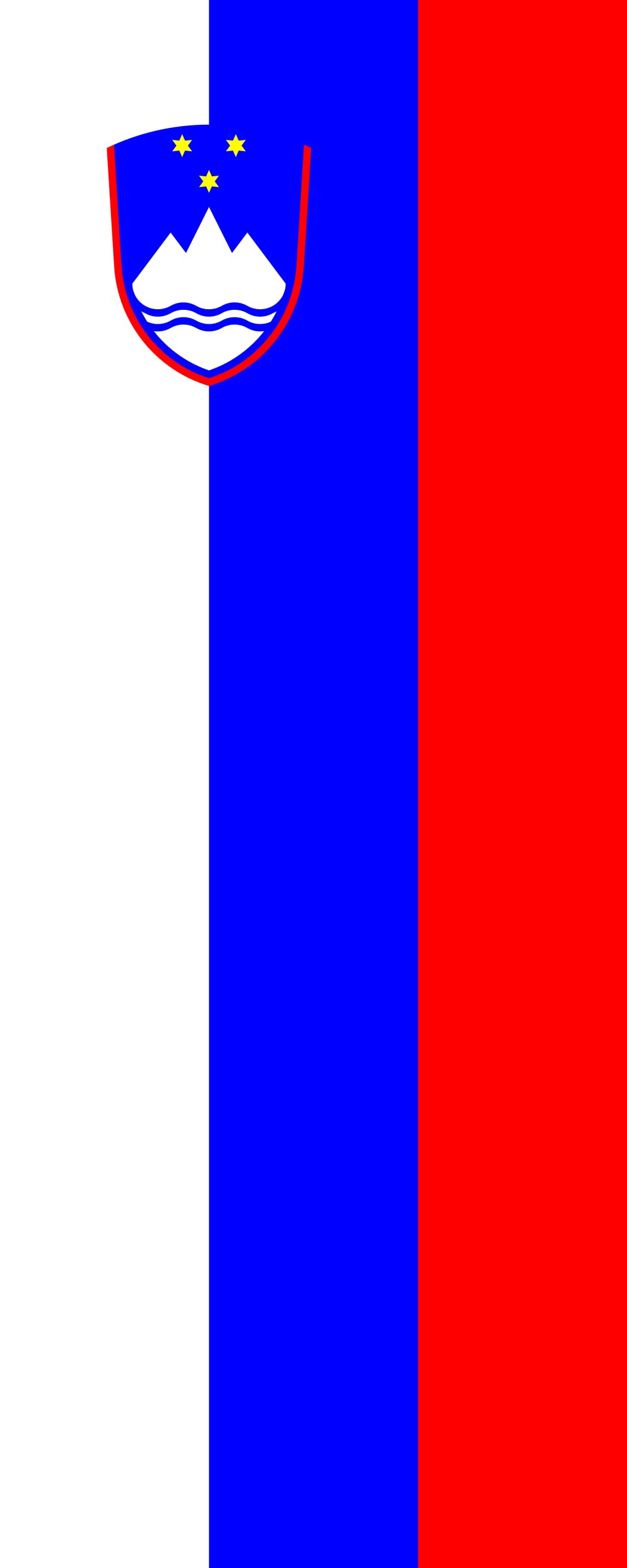 Drapeau Slovénie portrait de haute qualité textile 3.5m²