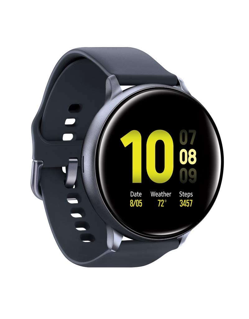 Amazon Com Samsung Sm R0nzkaxar Galaxy Watch Active2 44mm Black Renewed Electronics