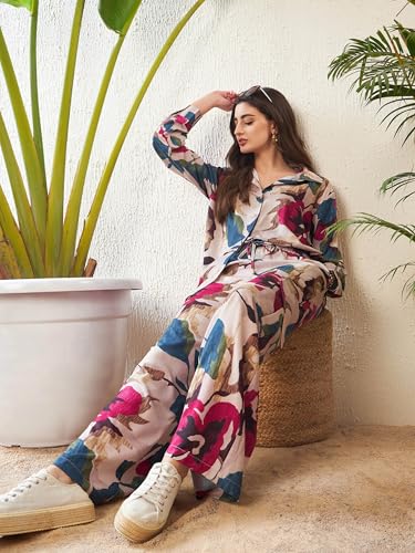 Image of Sassafras Women Set of Top and Straight Pants