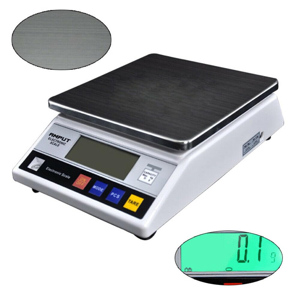 Digitale Laborwaage 0.1g/7500g Feinwaage Digital Präzisionswaage Digital-Waage mit LCD Display, Tara-Funktion, Subtraktion, Zählfunktion, Kalibrierung, Energiesparfunktion