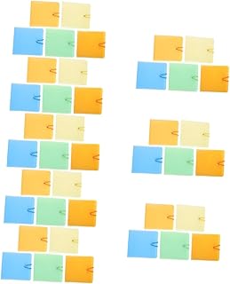 NOLITOY 40 Peças 12 Peças Capa De CD Casa Fichário Dvds M-Disco Fichário Clipe De Bolso Fichário Capas De Livros Fichário De Folhas Soltas Organizador Fichário Saco Fichário De Carro Dvd